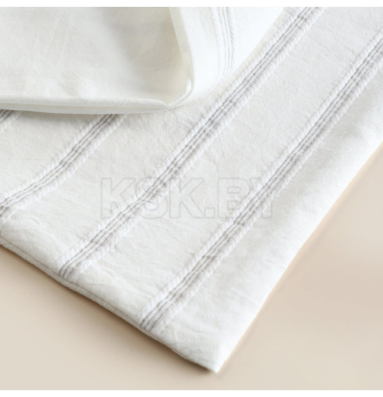 Постельное бельё SL Home Cotton lace евро 200*220см, 240*225 см, 50*70-2шт, цв.молочный,100% хлопок (10831077) 