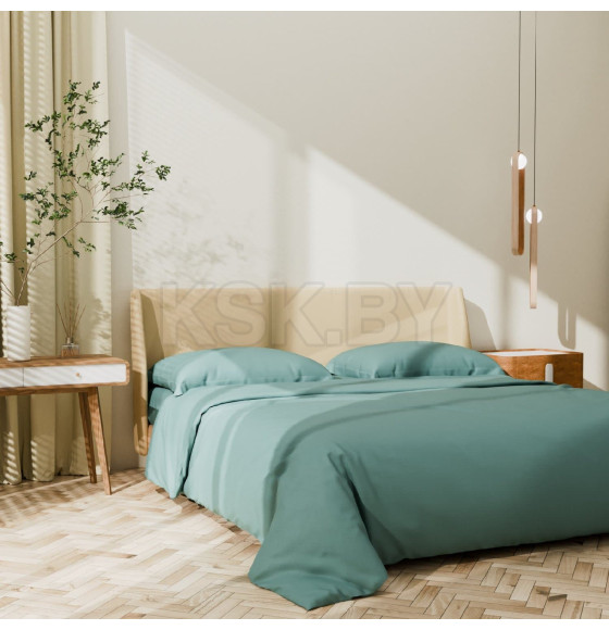 Постельное бельё Этель 2 сп Green paradise 175х215, 200х215, 50х70+3-2 шт, мако-сатин, 114г/м2 (9144625) 