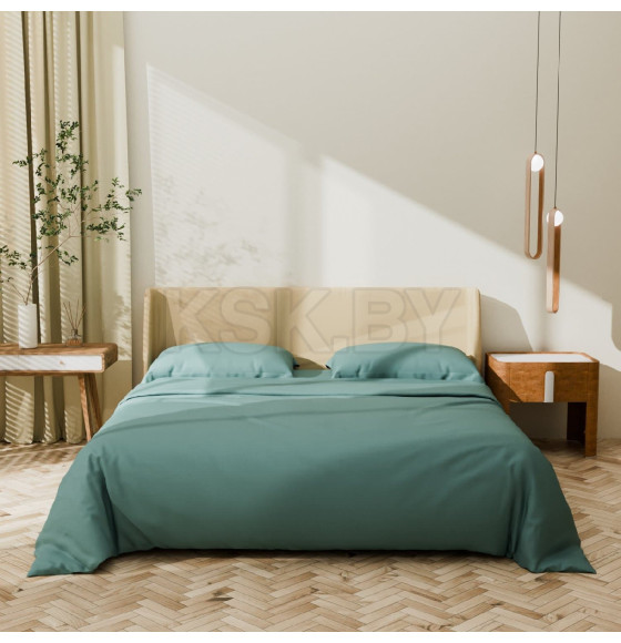 Постельное бельё Этель 2 сп Green paradise 175х215, 200х215, 50х70+3-2 шт, мако-сатин, 114г/м2 (9144625) 