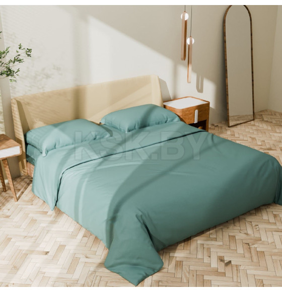 Постельное бельё Этель 2 сп Green paradise 175х215, 200х215, 50х70+3-2 шт, мако-сатин, 114г/м2 (9144625) 