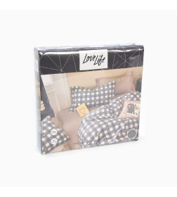 Постельное бельё LoveLife евро Life, 200*217см,225*240см,50*70см-2шт,100%хлопок, сатин, 125г/м²