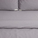 Постельное бельё Этель Denim 2 сп, 180х210см, 220х240см, 50х70-2шт, цвет серый, жатый хлопок, 140 г/м2 (10245454) 