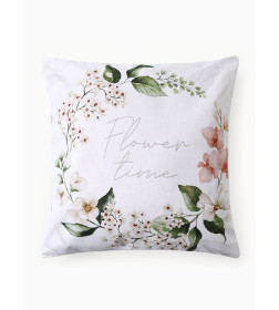 Комплект постельного белья Этель 2 сп Flower time 175×215 см, 200×220 см, 50×70 см-2 шт., поплин 125 г/м², хлопок 100%