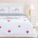 Постельное бельё «Этель» евро Mr&Mrs 200*215 см,240*215 см,50*70+4 см - 2 шт (4695914) 
