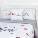 Постельное бельё «Этель» евро Mr&Mrs 200*215 см,240*215 см,50*70+4 см - 2 шт (4695914) 
