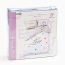 Постельное бельё «Этель» евро Mr&Mrs 200*215 см,240*215 см,50*70+4 см - 2 шт (4695914) 
