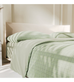 Постельное бельё Этель дуэт Green cage 150х215см-2 шт, 225х240см, 50х70±3 см-2 шт, новосатин