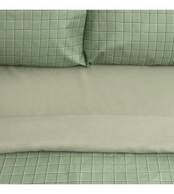 Постельное бельё Этель дуэт Green cage 150х215см-2 шт, 225х240см, 50х70±3 см-2 шт, новосатин