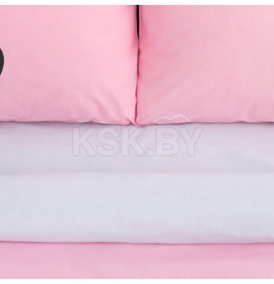 Постельное белье Этель 2 сп Pink heart 175*215 см, 200*220 см,70*70 см -2 шт (5424338) 