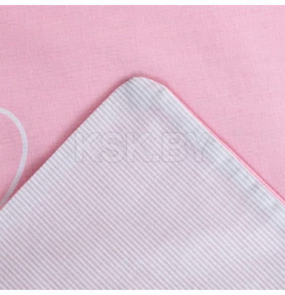 Постельное белье Этель 2 сп Pink heart 175*215 см, 200*220 см,70*70 см -2 шт (5424338) 