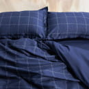 Постельное бельё Этель 2 сп Cage: dark blue, 175х215 см, 200х215 см, 50х70+3 см-2 шт, мако-сатин, 114г/м2 (10060109) 
