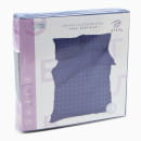 Постельное бельё Этель 2 сп Cage: dark blue, 175х215 см, 200х215 см, 50х70+3 см-2 шт, мако-сатин, 114г/м2 (10060109) 