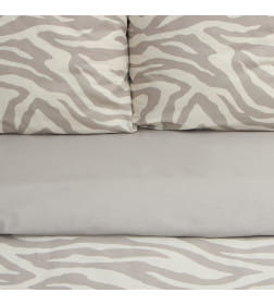 Постельное бельё Этель 1,5 сп Beige zebra, 143х215 см, 150х214 см, 70х70 см 2 шт, бязь 125 г/м2