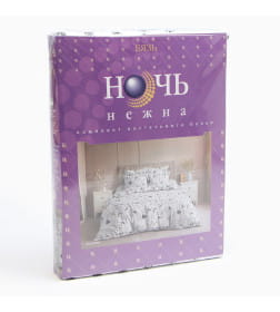 Постельное бельё 1,5сп Ночь Нежна «Саймон» 145х215см, 150х220см, 70х70см 2шт