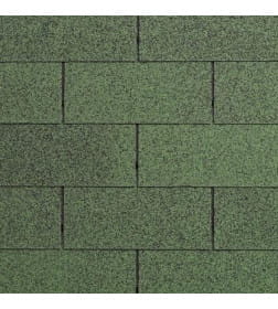 Битумная черепица TEGOLA BARDOLINE CLASSIC APP RECTANGULAR MIXED (Зелёный), (2,0м2)
