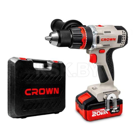 Дрель-шуруповерт аккумуляторная CROWN CT21090HMX-4 BMC (CT21090HMX-4 BMC) 