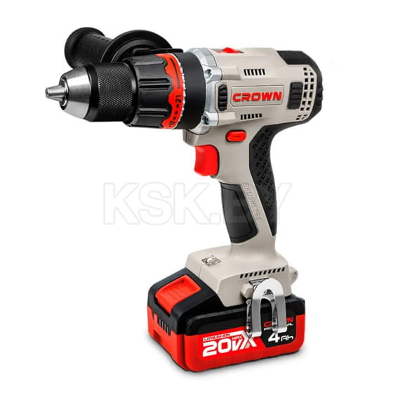 Дрель-шуруповерт аккумуляторная CROWN CT21090HMX-4 BMC (CT21090HMX-4 BMC) 