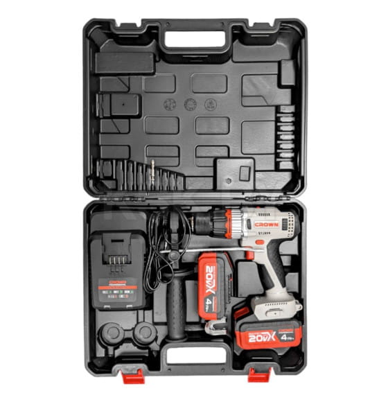 Дрель-шуруповерт аккумуляторная CROWN CT21090HMX-4 BMC (CT21090HMX-4 BMC) 