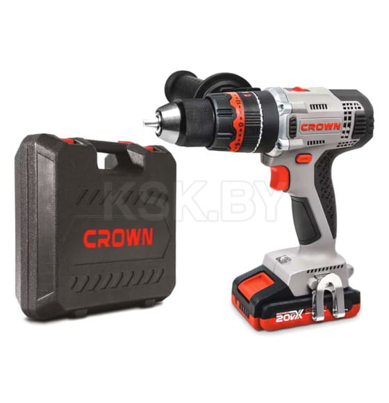 Дрель-шуруповерт аккумуляторная ударная CROWN CT21075HMX-2 BMC (CT21075HMX-2 BMC) 
