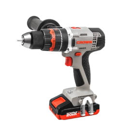 Дрель-шуруповерт аккумуляторная ударная CROWN CT21075HMX-2 BMC