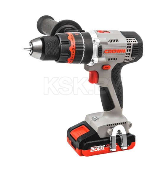 Дрель-шуруповерт аккумуляторная ударная CROWN CT21075HMX-2 BMC (CT21075HMX-2 BMC) 