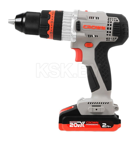 Дрель-шуруповерт аккумуляторная ударная CROWN CT21075HMX-2 BMC (CT21075HMX-2 BMC) 