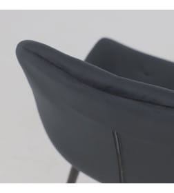 Стул AV 435, черный бархат H-75/черный