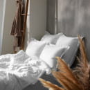 Наволочка SL Home Tencel 70*70+3 см , цв. белый 10285343 (10285343) 