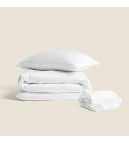 Наволочка SL Home Tencel 70*70+3 см , цв. белый 10285343