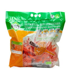 Дюбель тарельчатый 10х90 со стальным гвоздем с термоголовкой DTI-10, ЕКТ (пакет/75шт)