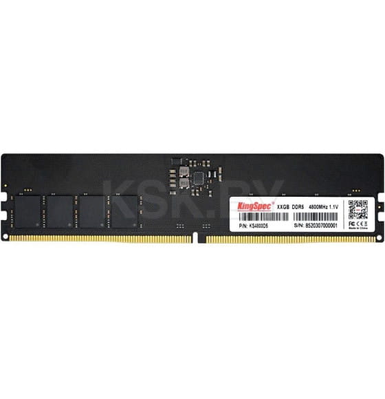 Оперативная память DDR5-4800 8ГБ KingSpec DIMM KS4800D5P11008G (KS4800D5P11008G) 