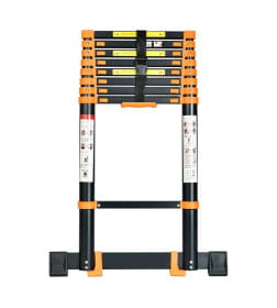 Лестница телескопическая 1-секц. алюм. 350см, 9 ступ. 8,5кг BLACK LINE STARTUL
