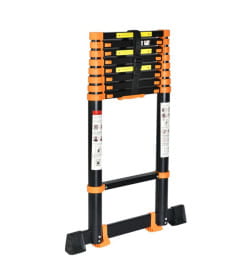 Лестница телескопическая 1-секц. алюм. 510см, 13 ступ. 13,5кг BLACK LINE STARTUL 