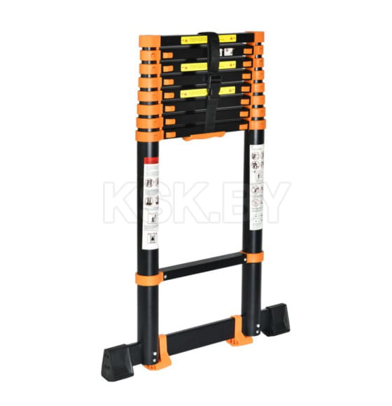 Лестница телескопическая 1-секц. алюм. 510см, 13 ступ. 13,5кг BLACK LINE STARTUL  (ST9931-051) 