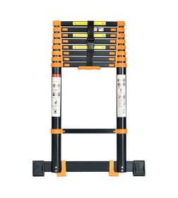 Лестница телескопическая 1-секц. алюм. 510см, 13 ступ. 13,5кг BLACK LINE STARTUL 