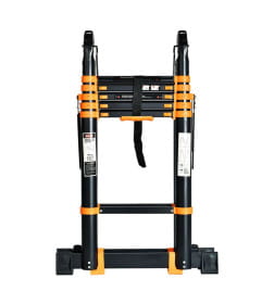 Лестница телескопическая 2-х секц. алюм. 330/660см, 2х8 ступ. 22,8кг BLACK LINE STARTUL