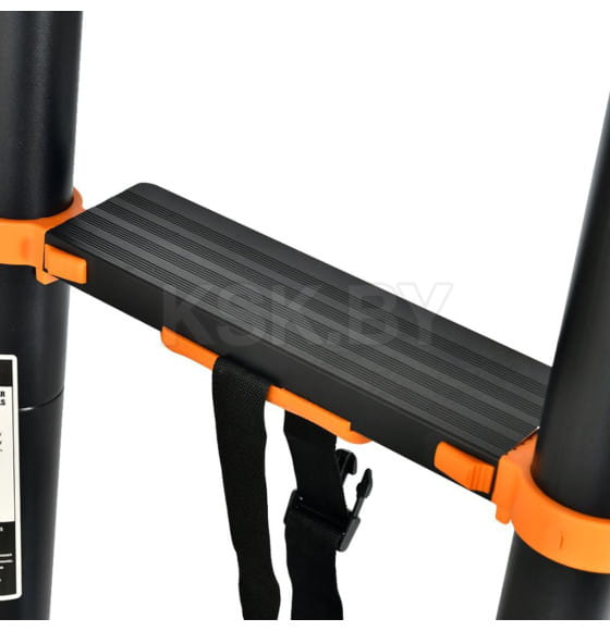 Лестница телескопическая 2-х секц. алюм. 410/820см, 2х10ступ. 28,8кг BLACK LINE STARTUL (ST9932-082) 
