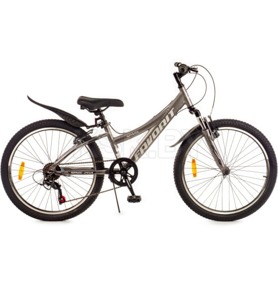 Двухколесный велосипед FAVORIT SPACE-24VA, SPC24V11BK-AL (SPC24V11BK-AL) 