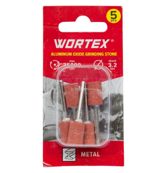 Камень шлифовальный  из оксида алюминия 9.5 мм WORTEX ETCA3209518 (ETCA3209518) 