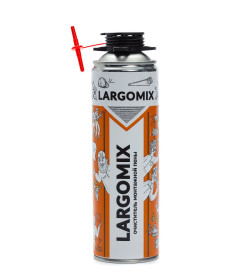 Очиститель монтажной пены  LARGOMIX 500 мл (520гр)