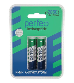 Аккумулятор AA (R6, LR6, FR6, MN1500, MX1500) 2850mAh 1,2V Perfeo