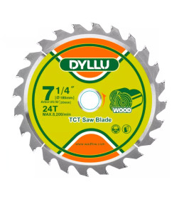Диск пильный по дереву 185x24Tх20 мм DYLLU DTTC1K04