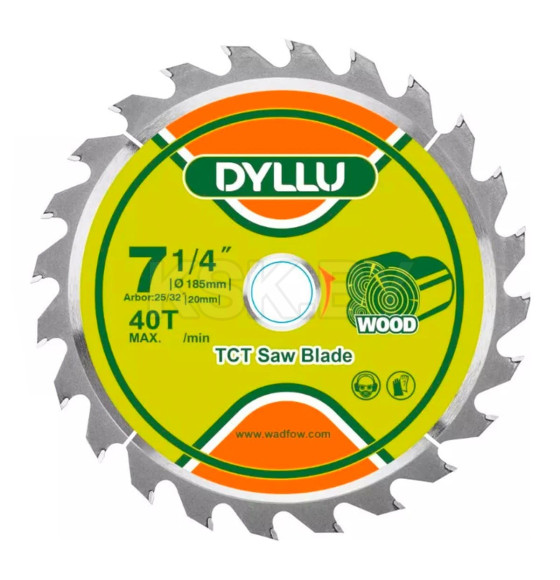 Диск пильный по дереву 185x40Tх20 мм DYLLU DTTC1K05 (DTTC1K05)