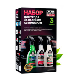 Набор для ухода за салоном автомобиля AVS AVK-927