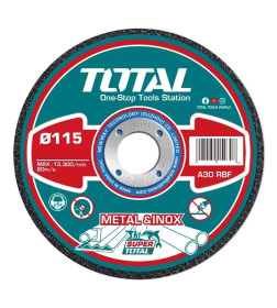 Круг отрезной по металлу 115x1,0x22,2 мм (50 шт.) TOTAL TAC20111550