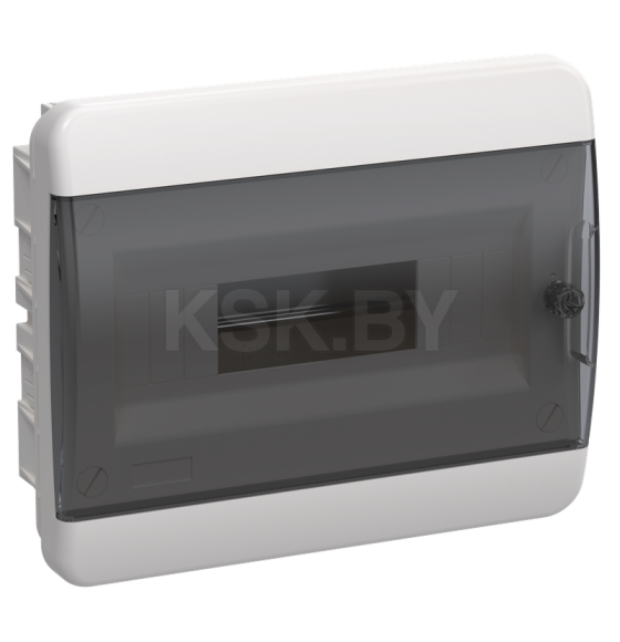Корпус пластиковый ЩРВ-П-12 IP41 черн.прозр.дверь Tekfor IEK (ЩРВ-П-12) 