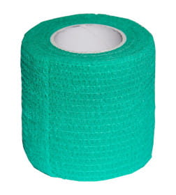 Бинт самофиксирующийся c горьким вкусом Valta Care Premium 5 см х 450 см, зеленый