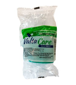 Бинт самофиксирующийся c горьким вкусом Valta Care Premium 5 см х 450 см, зеленый