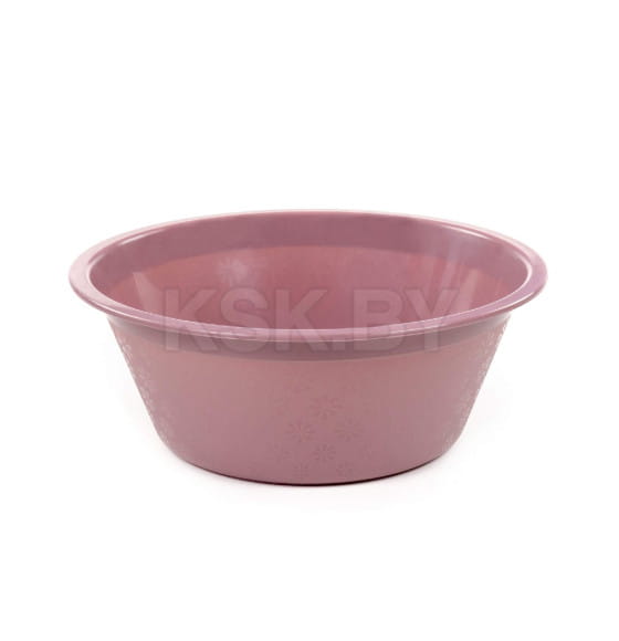 Таз 15 л круглый Ø435 мм, (Бледно-бордовый) Полесье 06902 (06902) 