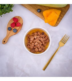 Влажный корм Monge Dog BWild GRAIN FREE для взрослых собак, беззерновой, из лосося с тыквой и кабачками, консервы 400 г